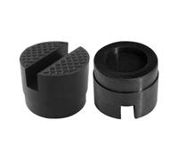 Jodriva Gato elevador for coche, bloque de soporte de goma, almohadillas de elevación ranuradas for suelo, gato amortiguador for coche, bloque de goma, piezas de automóvil Almohadilla para gato de coc