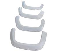 Jodriva Guardabarros de coche, accesorios for guardabarros, for VW, Amarok 2009 2010 2011 2012 2013 2014 2015 2016 2017 2018 doble cabina Moldura de paso de rueda(White)