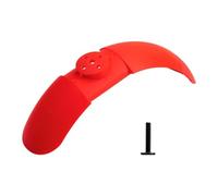 Jodriva Guardabarros delantero for patinete eléctrico, guardabarros contra salpicaduras, ensanchado, for Xiaomi, M365 1S Pro 2 Mi 3, duradero Protector de guardabarros para monopatín(Rot)
