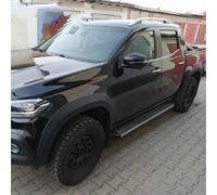 Jodriva Guardabarros, for Mercedes-Benz, Clase X W470 2017 2018 2019 2020 2021 2022 Accesorios de Cabina Doble con Arco de Rueda Moldura de paso de rueda(BLACK Single tank)