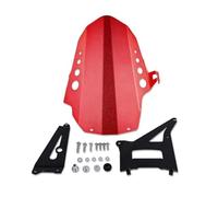 Jodriva Guardabarros trasero for motocicleta, protector de guardabarros, cubierta negra, roja, plateada y dorada for X-ADV 750 Reemplazo del guardabarros delantero y trasero de(Rot)