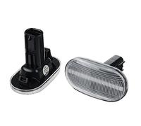 Jodriva Indicador Lateral, señal de Giro fluctuante, Intermitente dinámico, for Suzuki, Jimny B64W JB74 JB23 JB64, Mazda, AZ Todoterreno JM23W Luz Intermitente del Coche(FC)