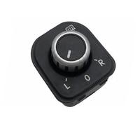Jodriva Interruptor de espejo retrovisor coche, for Jetta, Golf, Passat, modelos Auto Parts5ND959565B Perilla control eléctrico lateral Interruptor de ajuste del espejo