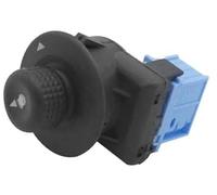 Jodriva Interruptor de espejo retrovisor de coche, for C3 11Pin 6545.KS 6545KS Botón de interruptor de control de espejo retrovisor eléctrico de Interruptor de control del espejo exterior