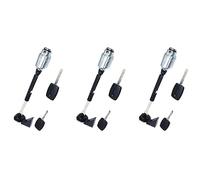 Jodriva Juego de bloqueo de liberación de capó de coche 3X con 2 llaves 4M5AA16B970AB, for Ford, Focus, II Mk2 2004-2012 Cerradura para capó de coche