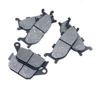 Jodriva Juego de pastillas freno delanteras y traseras for, MT-03 2006 2007 2008 2009 MT03 Pastillas de freno para motocicleta(Front Rear Brake Pad)
