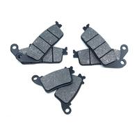 Jodriva Juego de pastillas freno disco delantero y trasero ABS modelo CB600 CB F for Hornet 600 CB600F 2007-2017 Pastillas de freno para motocicleta(Whole Set)