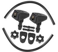 Jodriva Kit de boquillas for lavaparabrisas delantero con conector, 10 piezas, for Acura MDX 2011, for Pilot 2012, for Chevy HHR Boquilla para calefacción de parabrisas