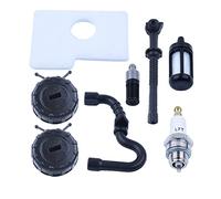 Jodriva Kit de línea de filtro de combustible y aceite de aire con tapa de combustible, for motosierra STIHL, MS180 MS170 018 017 MS 180 170, pieza de repuesto Línea de combustible para motosierra
