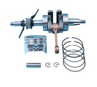 Jodriva Kit de pasador de anillo de pistón de cigüeñal (39 mm), for desbrozadora de motor GX35 13310-Z3F-000 13101-Z0Z-000 Kit de pistón para motosierra