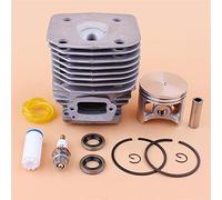 Jodriva Kit de pistón cilindro 60 mm, for Husqvarna K1250 3120 3120XP 3120K, línea filtro combustible motosierra, bujía sello aceite 506294271 Kit de cojinetes de cigüeñal para motosierra