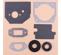 Jodriva Kit de sello aceite junta admisión carburador cilindro, for chino 4500 5200 5800 45CC 52CC 58CC, juego reemplazo juntas motosierra Kit de cojinetes de cigüeñal para motosierra