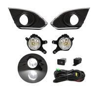 Jodriva Lámpara antiniebla delantera, for Chevrolet, for Chevy, Spark 2013 2014 2015 LED DRL Luz de circulación diurna con accesorios de arnés Lámpara antiniebla Conjunto de luces antiniebla para coch