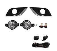 Jodriva Lámpara antiniebla, for NISSAN, Sunny Almera Versa 2014 2015 2016 2017 2018, parachoques delantero de automóvil, luz de circulación diurna DRL, accesorio de 12 V, lámpara antiniebla Conjunto d