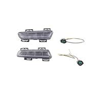 Jodriva Luces antiniebla delanteras izquierda y derecha for parachoques de coche, luces LED de circulación diurna, for Smart, W451 2012-2014 A4519060351 A4519060451 Lámpara antiniebla Conjunto de luce