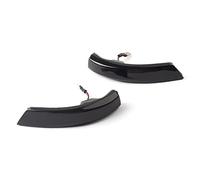 Jodriva Luces de señal de Giro dinámicas, 2 uds., lámpara Intermitente for Espejo retrovisor con Carcasa ahumada, luz de Espejo Lateral Que Fluye, for Ford, Focus, Mondeo, Luz Intermitente del Coche