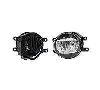Jodriva Luz antiniebla LED for Toyota, Camry, Corolla, RAV4, AXIO, Lexus, conjunto de luz diurna, relé de luz diurna, cable de 12 V, luz antiniebla Conjunto de luces antiniebla para coche(Black NO WIR