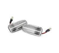 Jodriva Luz de Marcador Lateral dinámica Intermitente, 2 uds., luz ámbar ahumada for Coche, secuencial, for, Clase E W210 Clase C W202 W208 Luz Intermitente del Coche(No.2)