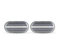 Jodriva Luz de repetición indicadora de señal de Giro Lateral ámbar dinámica, for, Smart, Fortwo W453 C453 2014, 2 uds. Luz Intermitente del Coche(Dynamic Clear Case)