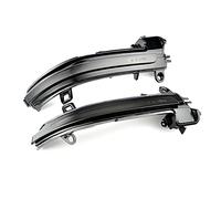Jodriva Luz de señal de Giro dinámica for Coche, for, for 1 2 3 4 Series F30 F31 F34 GT X1 M2 F87 F36 Lámpara Intermitente con indicador de Espejo Lateral Luz Intermitente del Coche(Schwarz)