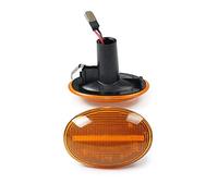Jodriva Luz de señal de Giro fluida, indicador Lateral dinámico, Intermitente, for, Mini, Cooper R55 R56 R57 R58 R59 2007-2013 Luz Intermitente del Coche(Flowing Yellow)