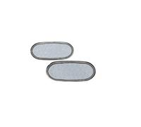 Jodriva Luz de señal de Giro fluida, Luces de posición Laterales dinámicas, lámpara repetidora Lateral, for, Sprinter W906, VW, Crafter 2006-2013 Luz Intermitente del Coche(Clear)