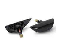 Jodriva Luz de señal de giro lateral ámbar dinámica de 2 uds, lámpara marcadora de guardabarros, for Opel, Mokka X 2012-2016, for Chevrolet, Trax 2013-2019 Luz intermitente del coche(No Dynamic Smoked