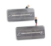 Jodriva Luz dinámica de posición Lateral, Luces Intermitentes, for Renault, FL/FE, Fiat, Ducato, IVECO, Daily, Citroen, Relay, Boxer Luz Intermitente del Coche(2PCS Dynamic Crystal)