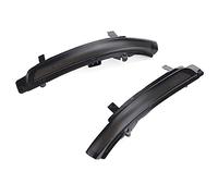 Jodriva Luz indicadora de Espejo retrovisor Lateral dinámico de 2 uds, luz de señal de Giro, for Skoda, for Octavia, 2009-2013, for Superb 2008-2014 Luz Intermitente del Coche