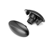 Jodriva Luz indicadora de luz Intermitente Lateral dinámica, for Suzuki, Swift, Alto SX4 Jimmy, Opel, Vauxhall, Agila Mk2 Grand Vitara JT Luz Intermitente del Coche(Schwarz)