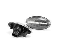 Jodriva Luz indicadora de luz Intermitente Lateral dinámica, for Suzuki, Swift, Alto SX4 Jimmy, Opel, Vauxhall, Agila Mk2 Grand Vitara JT Luz Intermitente del Coche(White)