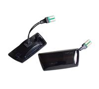 Jodriva Luz indicadora de repetición de luz de posición Lateral dinámica, for Opel, Insignia Astra H Zafira B Corsa D, Chevrolet, Cruze, 2 uds. Luz Intermitente del Coche(Option 1)