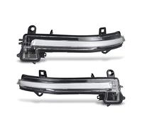 Jodriva Luz Intermitente ámbar dinámica de 2 Piezas, luz Intermitente de Agua Corriente, for, 1, 2, 3, 4 Series X1 F20 F21 F22 F30 F31 F34 F32 E84 Luz Intermitente del Coche(Dynamic Clear Case)