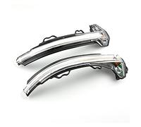 Jodriva Luz Intermitente dinámica for Espejo de Coche, 2 uds., for, for A4 B9 A5 S5 RS5 Sportback Coupe Cabrio Luz Intermitente del Coche(Crystal White)