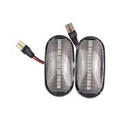 Jodriva Luz Intermitente Lateral dinámica, luz Intermitente secuencial, Prelude CRX S2000 Integra Fit del Sol, for Acura, Civic, Luz Intermitente del Coche(2PCS Crystal Type)
