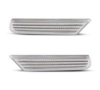 Jodriva Luz intermitente secuencial de señal de giro de indicador lateral de coche ámbar dinámico de 2 uds, for Porsche, 911 996, for Carrera, Turbo Targa Boxster 986 Luz intermitente del coche(Dynami