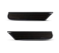 Jodriva Luz intermitente secuencial de señal de giro de indicador lateral de coche ámbar dinámico de 2 uds, for Porsche, 911 996, for Carrera, Turbo Targa Boxster 986 Luz intermitente del coche(Dynami
