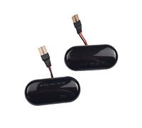 Jodriva LUZ Lámparas de señal de Giro del repetidor de luz de Marcador Lateral del Coche, for Nissan, Tiida, for Micra, K12 Pathfinder R51 NP300 Navara D40, for Qashqai, J10 Note Luz Intermitente del