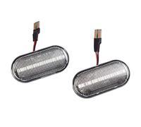 Jodriva LUZ Lámparas de señal de Giro del repetidor de luz de Marcador Lateral del Coche, for Nissan, Tiida, for Micra, K12 Pathfinder R51 NP300 Navara D40, for Qashqai, J10 Note Luz Intermitente del