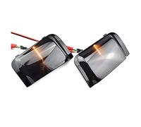 Jodriva Luz Serpentina for Espejo retrovisor de 2 uds, for Citroen, Jumper, Fiat, Ducato, Boxer, luz Intermitente for Coche con Carcasa ahumada Luz Intermitente del Coche