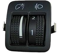 Jodriva Nuevo interruptor de regulación de altura de faros delanteros for VW 5N (2008, 2010, 2012, 2013, 2015, 5N0941333, 5N0941334), accesorios for coche. Interruptor de faros de coche(BLACK 5N094133