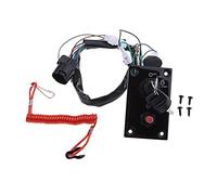 Jodriva Panel de interruptor de llave de encendido simple for motor fueraborda 37100-96J14 Interruptor de encendido marino