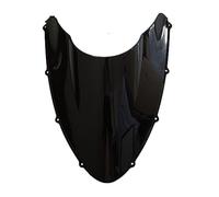 Jodriva Parabrisas Spoiler Negro Parabrisas de Motocicleta Parabrisas Doble Burbuja, for 848, for 1098, for 1198 Parabrisas Parabrisas de Motocicleta