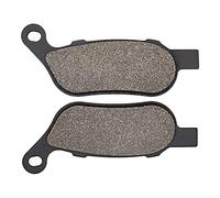 Jodriva Pastilla de freno delantera y trasera for motocicleta Harley, Dyna Super Wide Glide FXD Fat Boy FLSTFB Heritage Softail Slim Deluxe FLSTN FLSTC FLS Pastillas de freno para motocicleta(Rear)