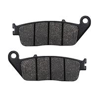 Jodriva Pastillas de freno delanteras y traseras for motocicletas, for FMX650 XL600 VR VT Transalp CTX700 Naked NC700X NC750 FA140 FA196 Pastillas de freno para motocicleta(Front)