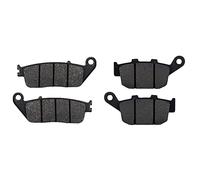 Jodriva Pastillas de freno delanteras y traseras for motocicletas, for FMX650 XL600 VR VT Transalp CTX700 Naked NC700X NC750 FA140 FA196 Pastillas de freno para motocicleta(Front and Rear)