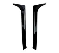 Jodriva Pegatinas divisoras del alerón del Techo del ala Lateral de la Ventana Trasera Negra Brillante, Cubierta embellecedora, for Golf 6, for MK6 Alerón de Ventana Trasera