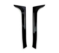 Jodriva Pegatinas divisoras del alerón del techo del ala lateral de la ventana trasera negra brillante, cubierta embellecedora, accesorios decorativos exteriores del coche, for Golf 6 MK6 Alerón de ve
