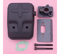 Jodriva Pernos del silenciador de escape W juego juntas admisión 40 5 430 piezas cortacésped motosierra Kit de silenciador para motosierra