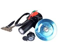 Jodriva Pestillo de puerta de vehículo Cilindro de encendido, para 125Cc Ybr 125 motocicleta scooter interruptor eléctrico cerradura conjunto puerta eléctrica, para tapa del tanque